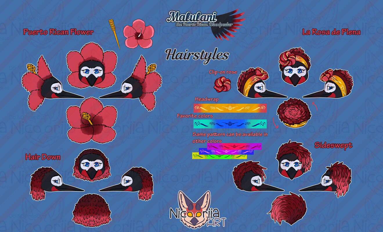 Character reference sheet with additions Reference sheet of an Anthropomorphic Iguana with simplified full body view with pattern, side view, 5 expressions, mouth closeup, three head closeups at different angles, and artistic nameplate.